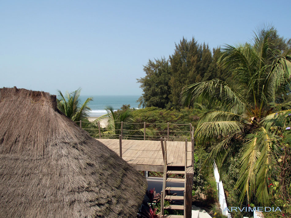 Vue plage Casamance